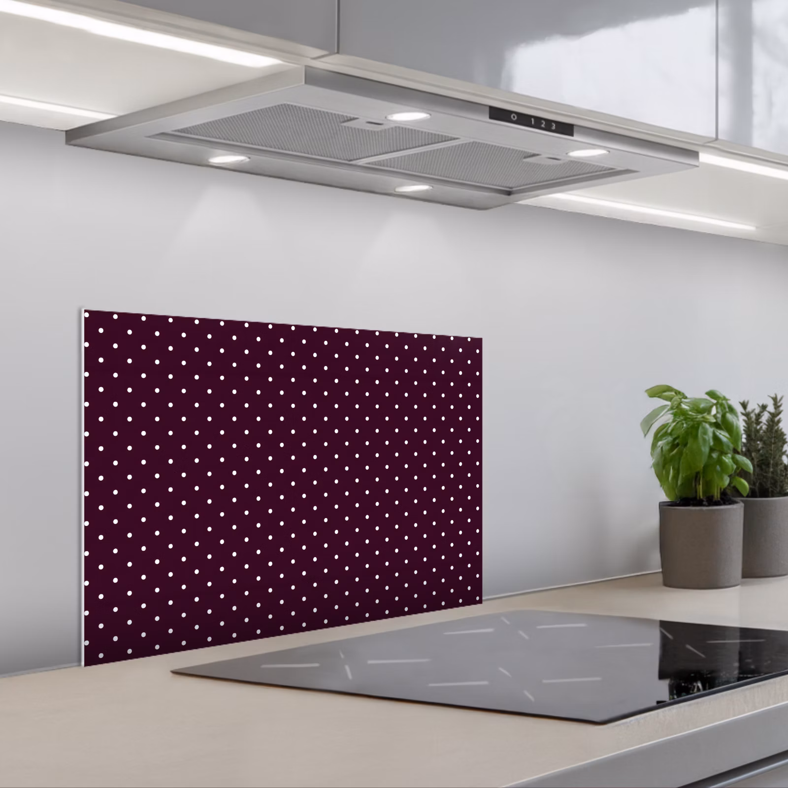 Fond de hotte - Pois - Moderne - Violet — 1