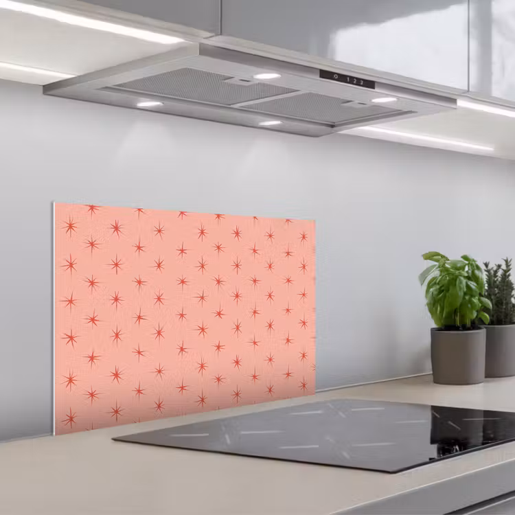 Fond de hotte - Étoiles - Motif - Orange — 1