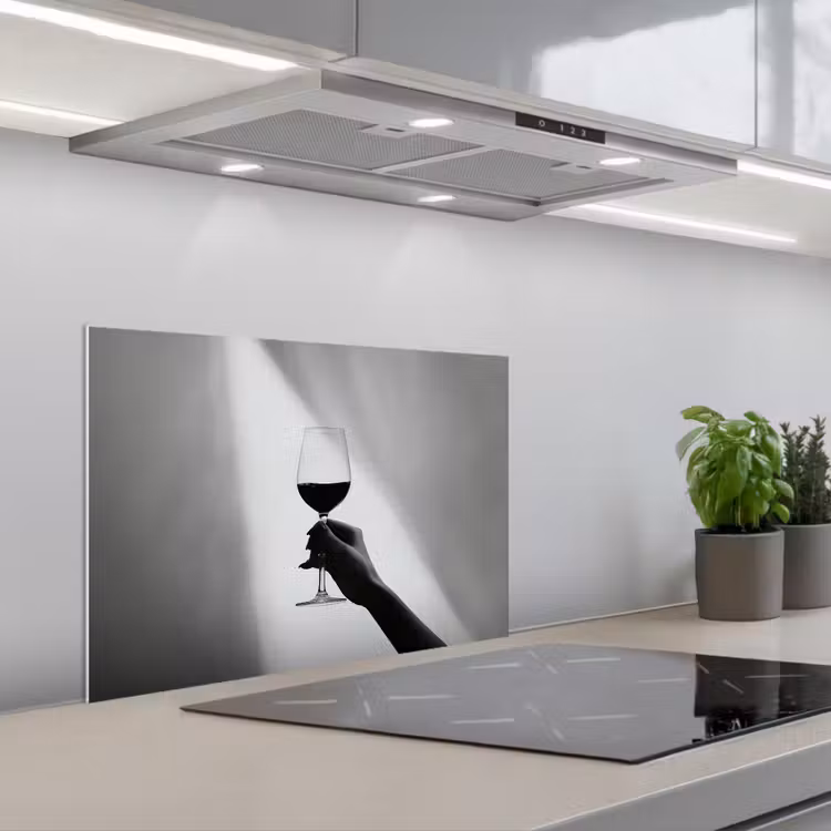 Fond de hotte - Léger - Vin - Rouge - Verre — 1
