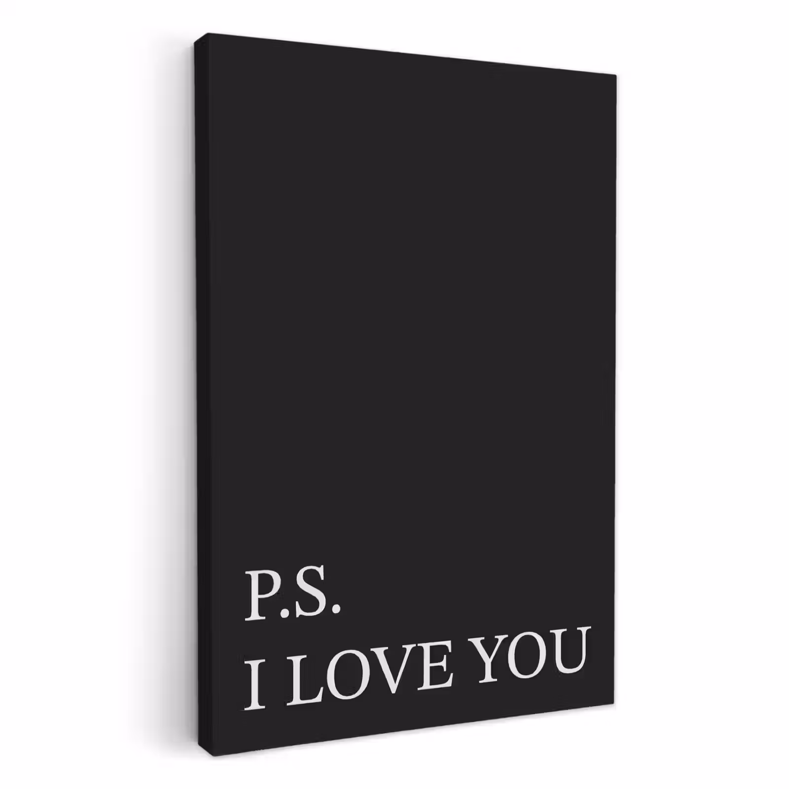 Tableau sur toile - Noir - Minimaliste - Valentin — 1