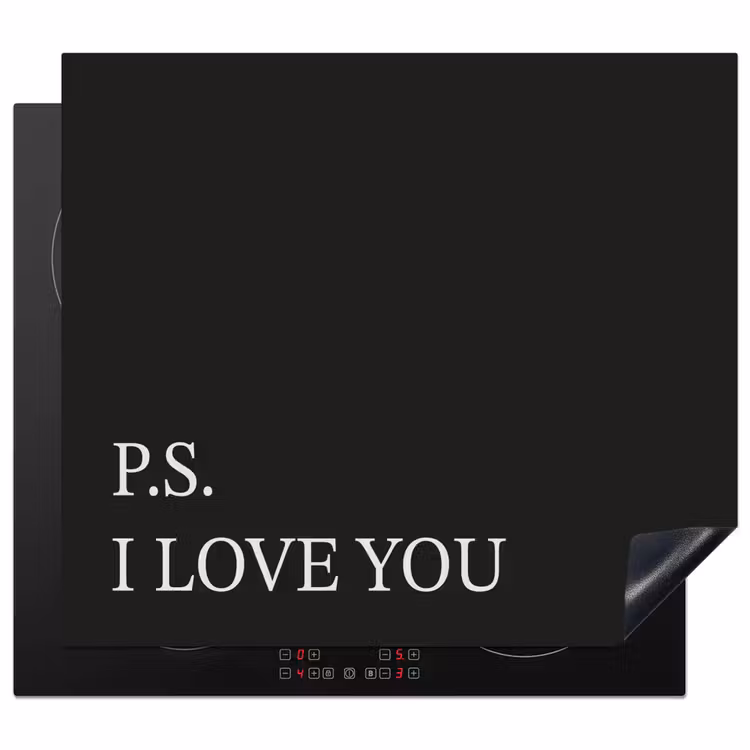 Protection plaque induction - Noir - Minimaliste - Valentin — 1