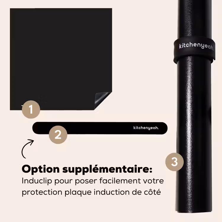 Protection plaque induction - Noir - Minimaliste - Valentin — 8