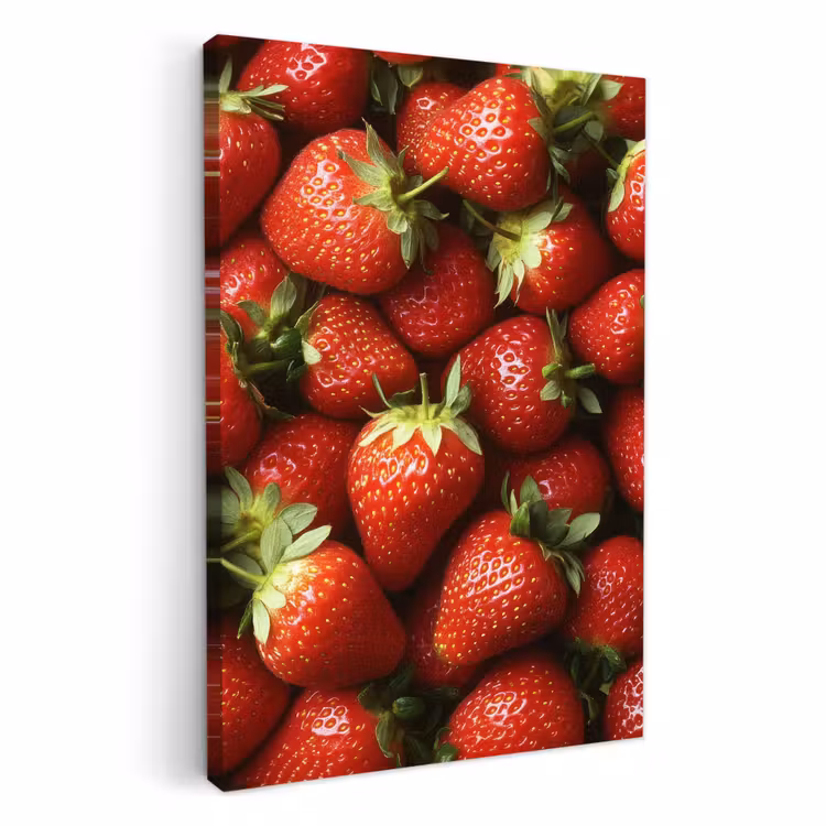 Tableau sur toile - Fraise - Fruit - Rouge — 2