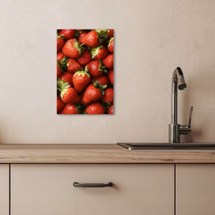 Tableau sur toile - Fraise - Fruit - Rouge — 3