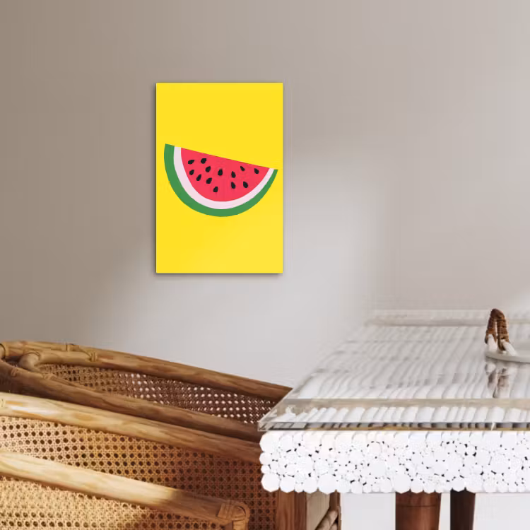 Tableau sur toile - Fruit - Pastèque - Jaune — 3
