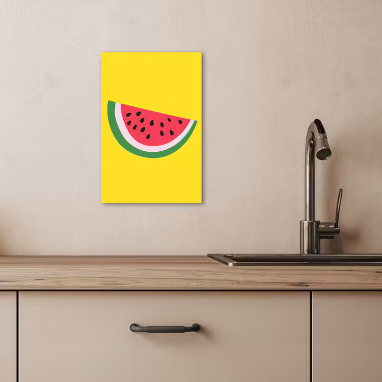 Tableau sur toile - Fruit - Pastèque - Jaune — 4
