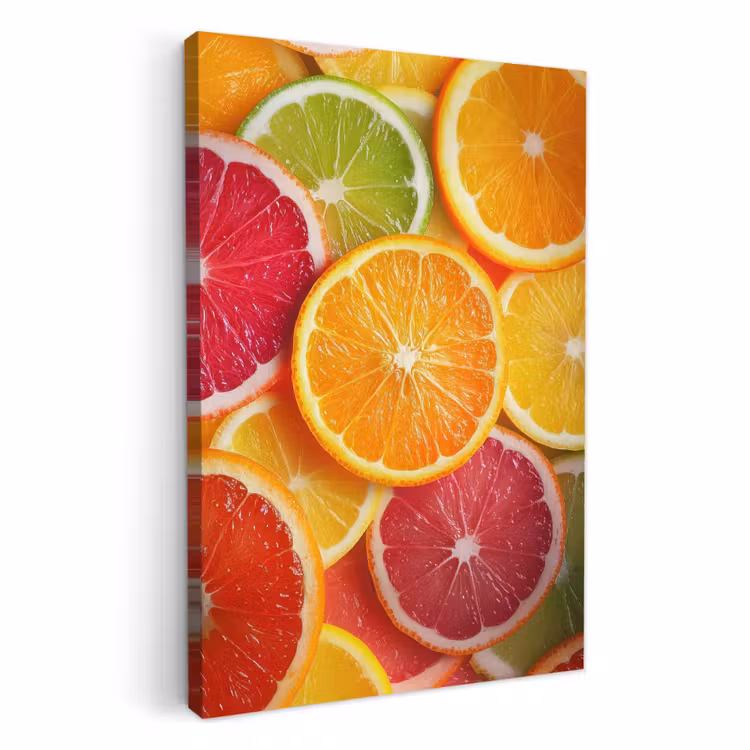 Tableau sur toile - Fruits - Colorés - Gros plan — 2