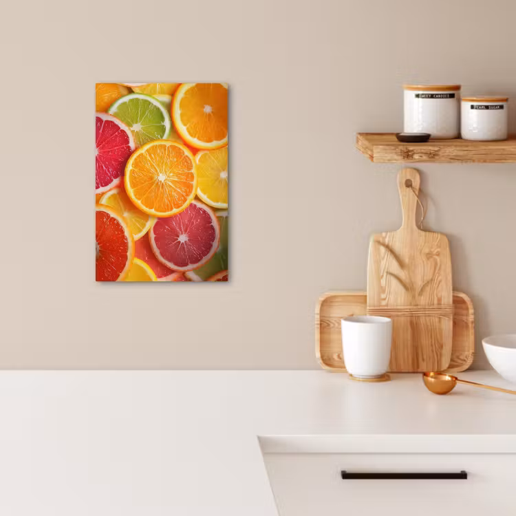 Tableau sur toile - Fruits - Colorés - Gros plan — 4
