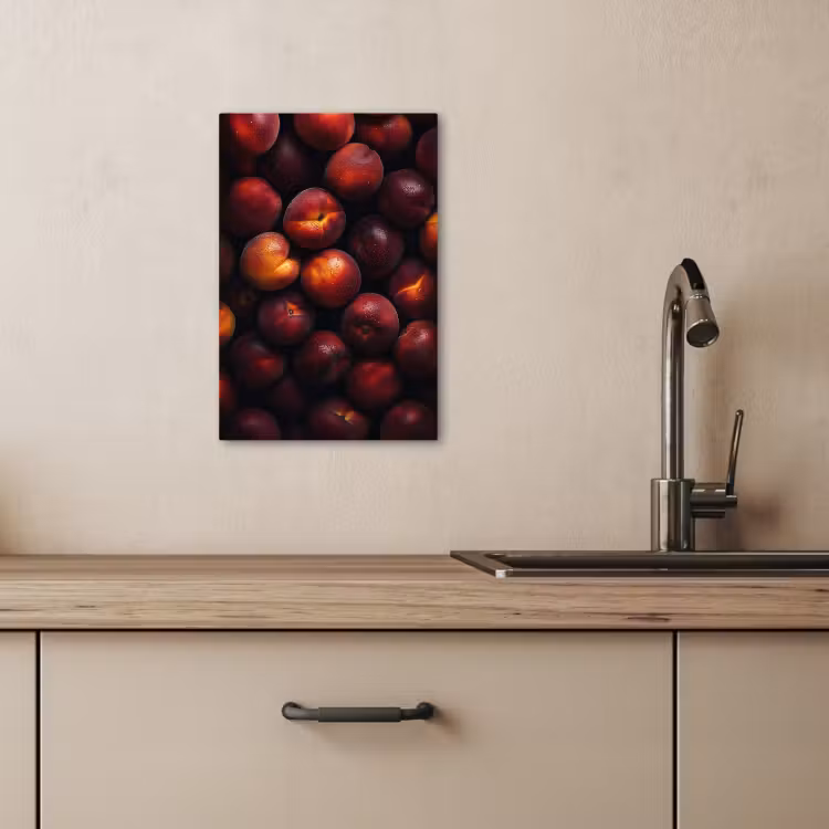 Tableau sur toile - Fruits - Gros plan - Nectarines — 1
