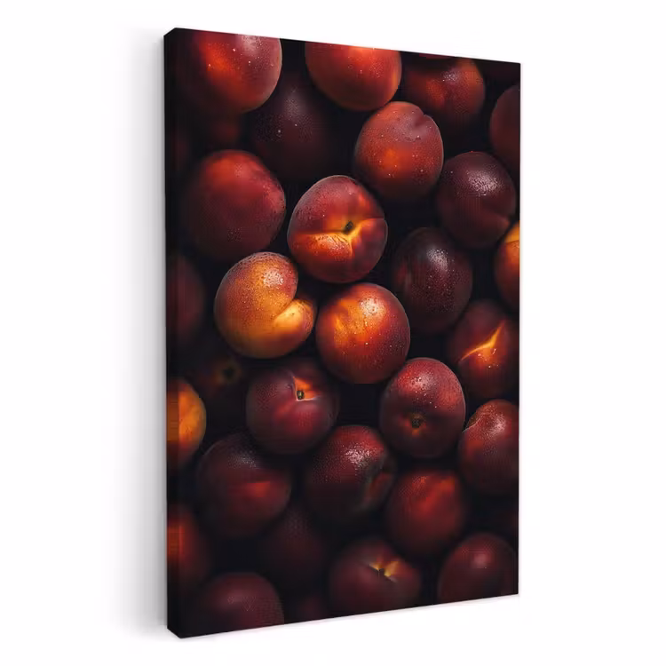 Tableau sur toile - Fruits - Gros plan - Nectarines — 2