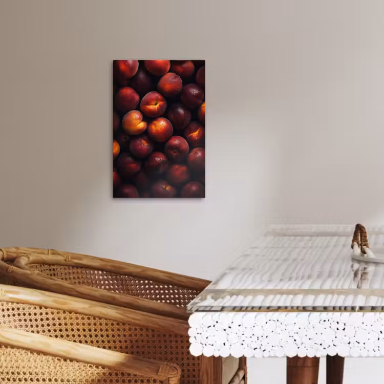 Tableau sur toile - Fruits - Gros plan - Nectarines — 3