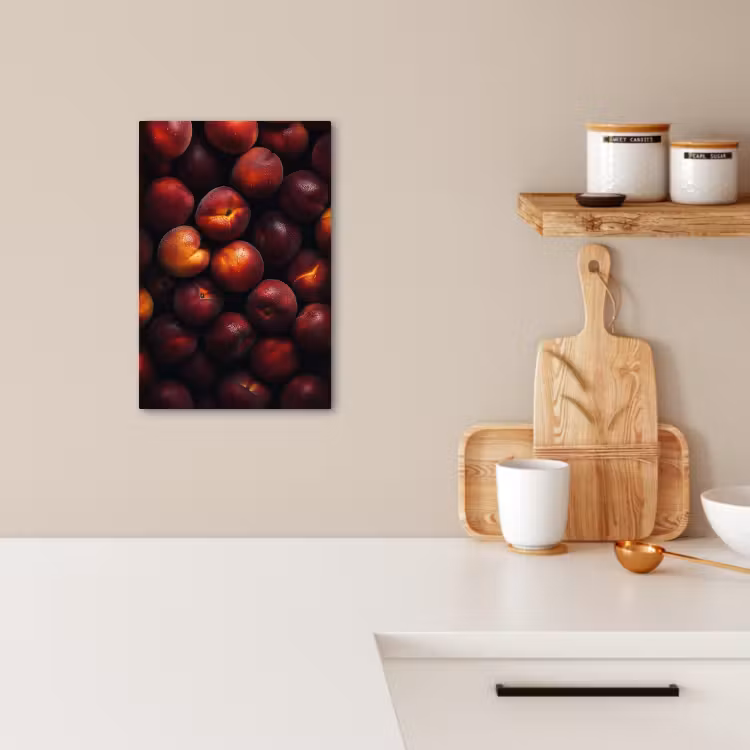 Tableau sur toile - Fruits - Gros plan - Nectarines — 4