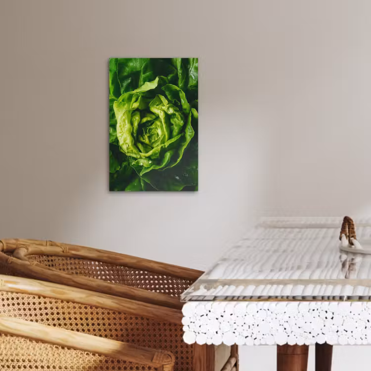 Tableau sur toile - Légumes - Laitue - Verte — 3