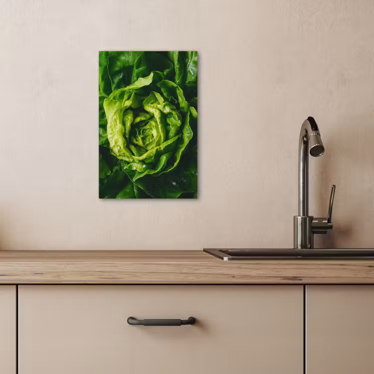Tableau sur toile - Légumes - Laitue - Verte — 4