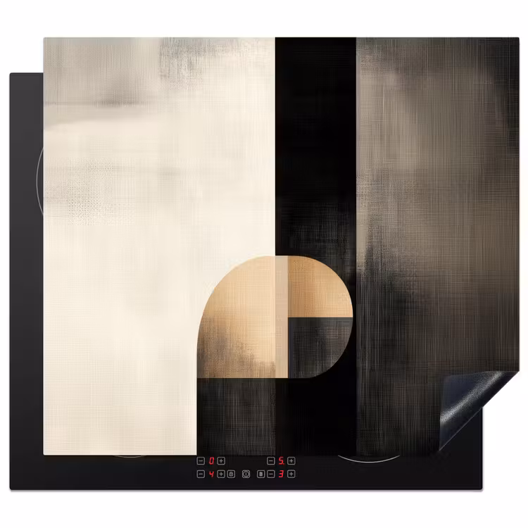 Protection plaque induction - Formes - Moderne - Noir — 1