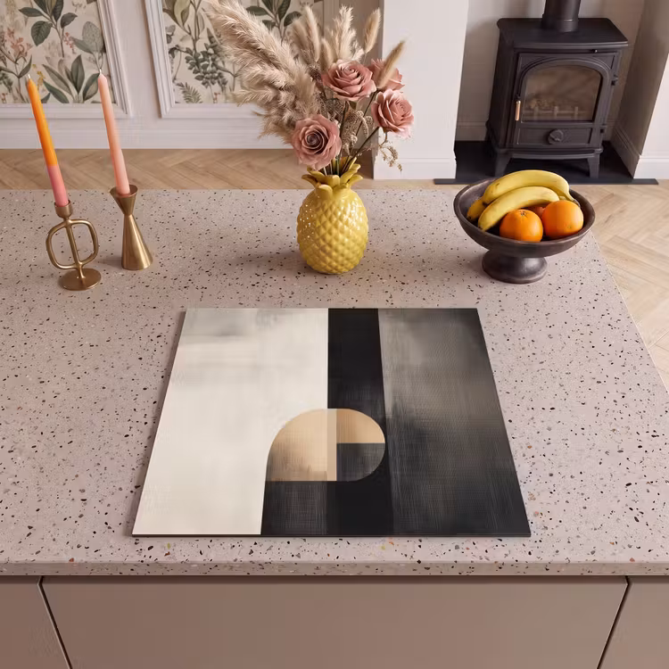 Protection plaque induction - Formes - Moderne - Noir — 3