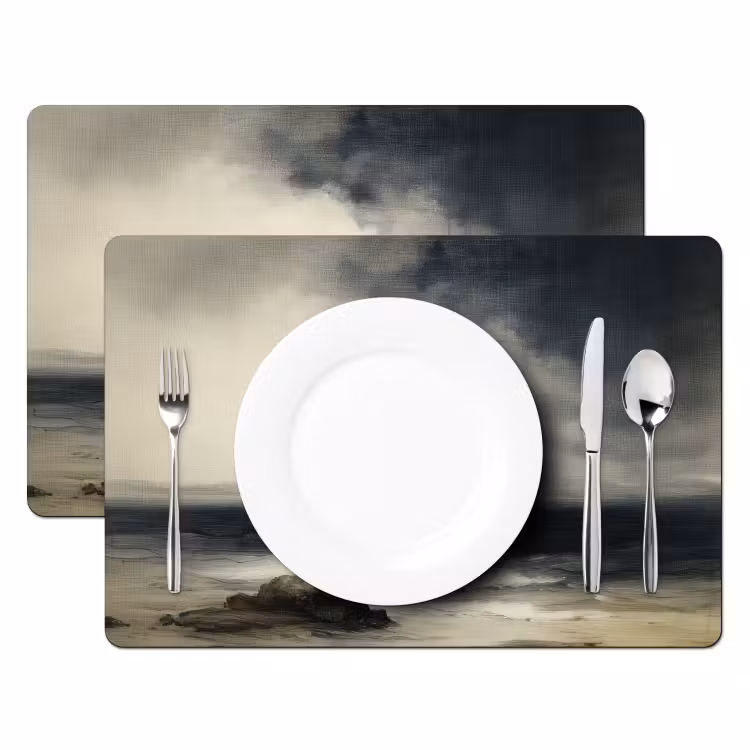 Sets de table en vinyle - Mer - Roches - Tempête — 2