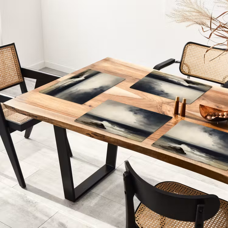 Sets de table en vinyle - Mer - Roches - Tempête — 4