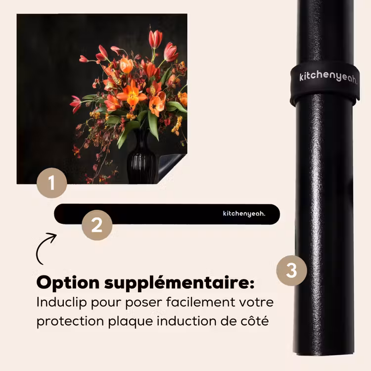 Protection plaque induction - Ornemental - Bouquet - Vase — 8