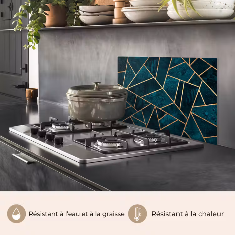 Fond de hotte - Pierres - Or - Luxe - Motifs - Abstraits — 2