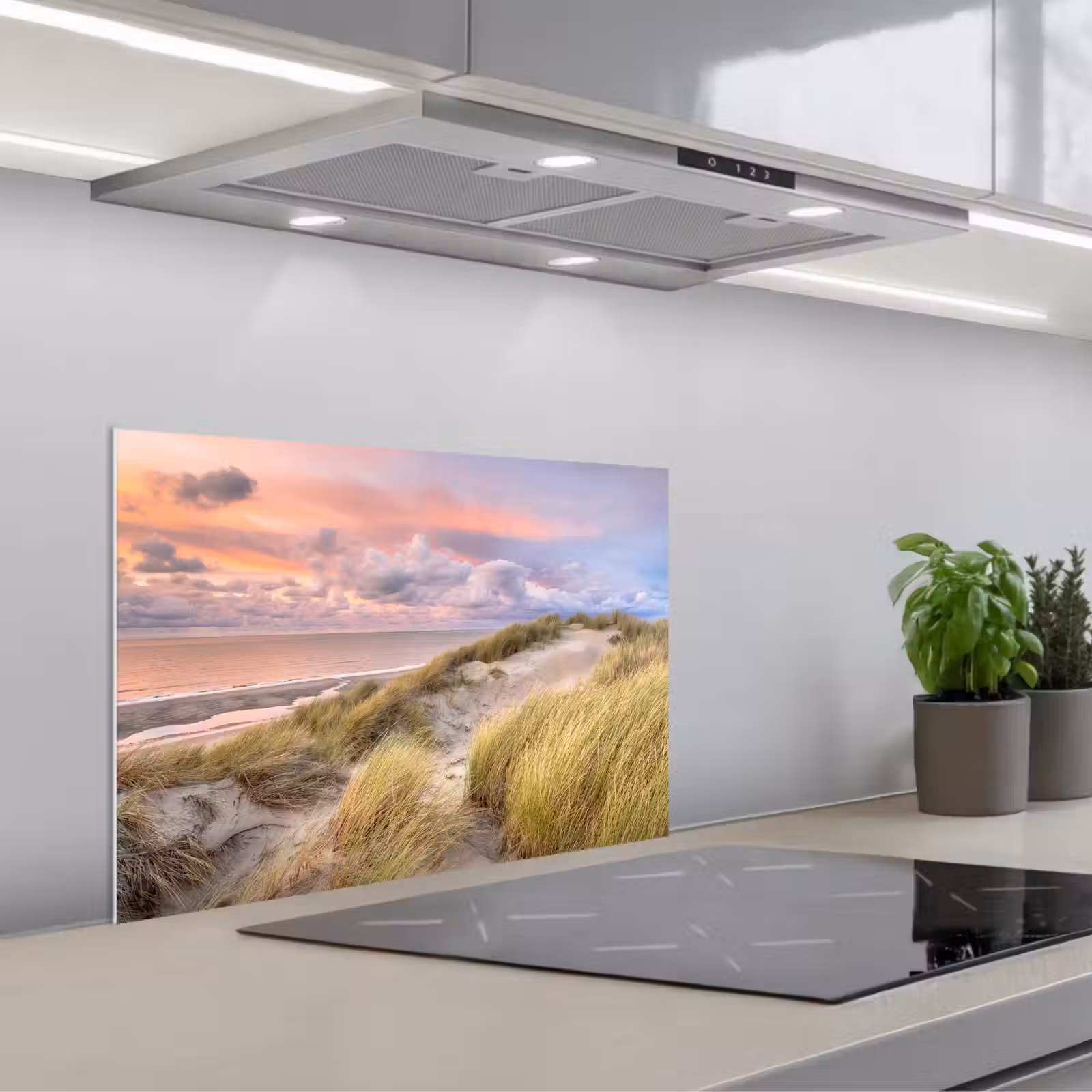Fond de hotte - Plage - Mer - Dune - Coucher de soleil — 1
