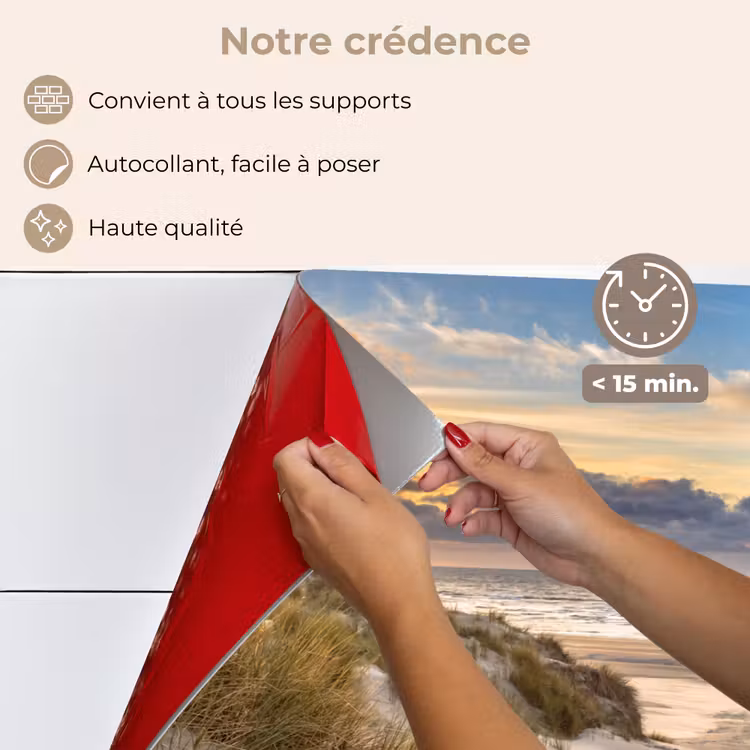 Fond de hotte - Plage - Dune - Herbe - Coucher de soleil - Mer — 4