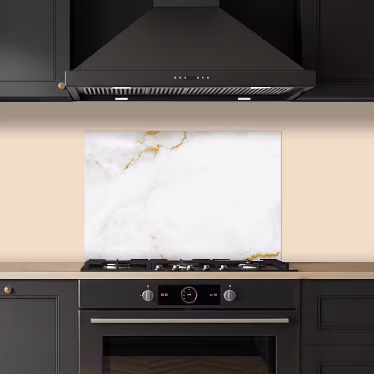 Fond de hotte - Veines d'or sur toile blanche — 5