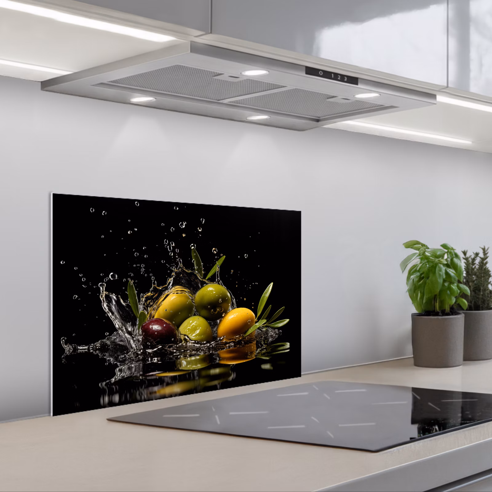 Fond de hotte - Olives - Vertes - Eau - Noires — 1