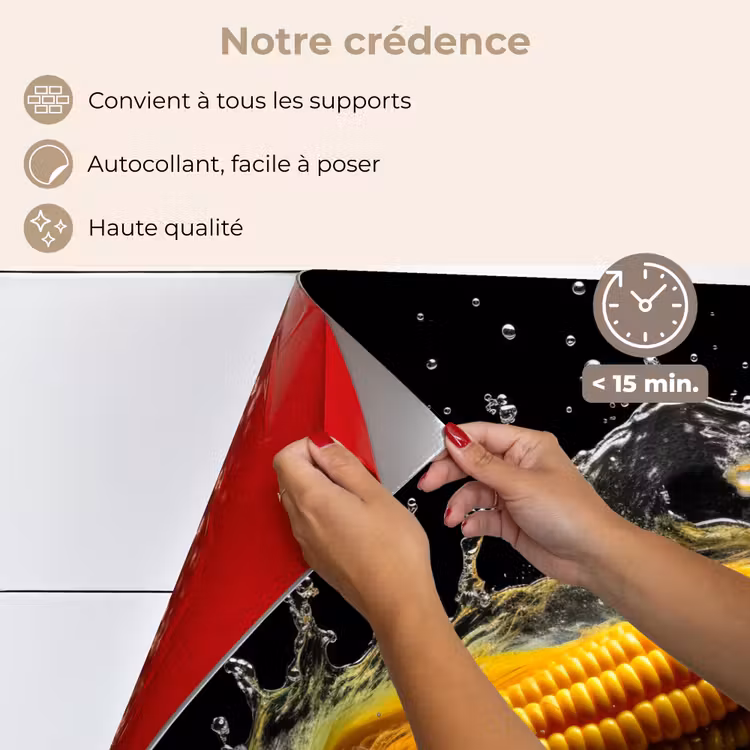 Fond de hotte - Maïs - Légumes - Plantes - Noir - Eau — 4