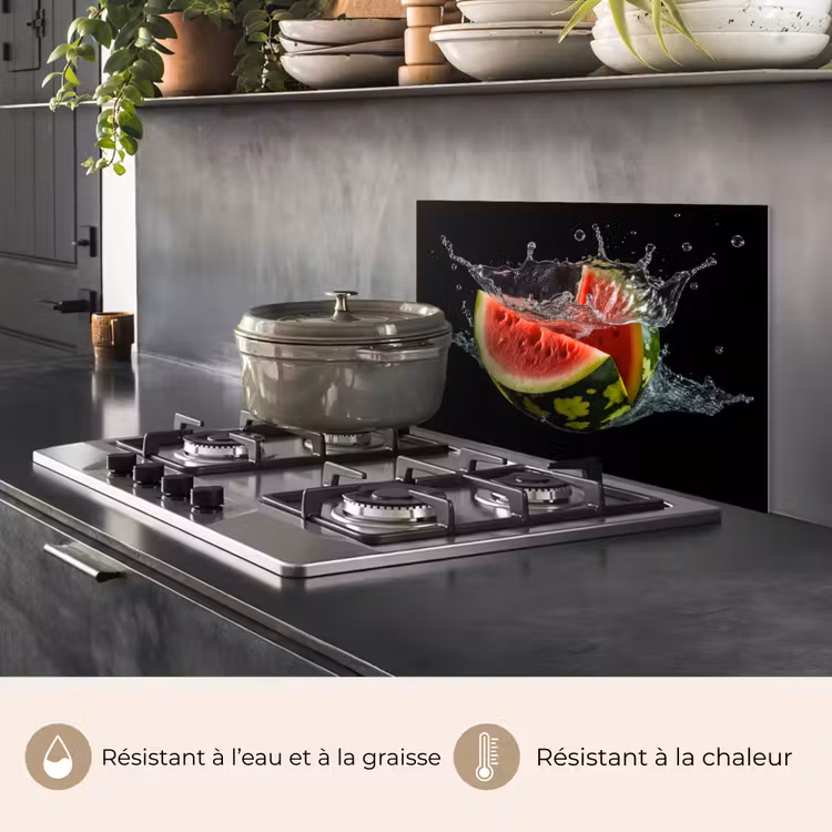 Fond de hotte - Pastèque - Noir - Eau - Fruit - Melon — 2
