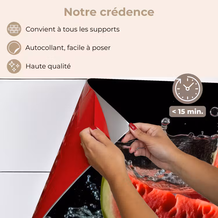 Fond de hotte - Pastèque - Noir - Eau - Fruit - Melon — 4
