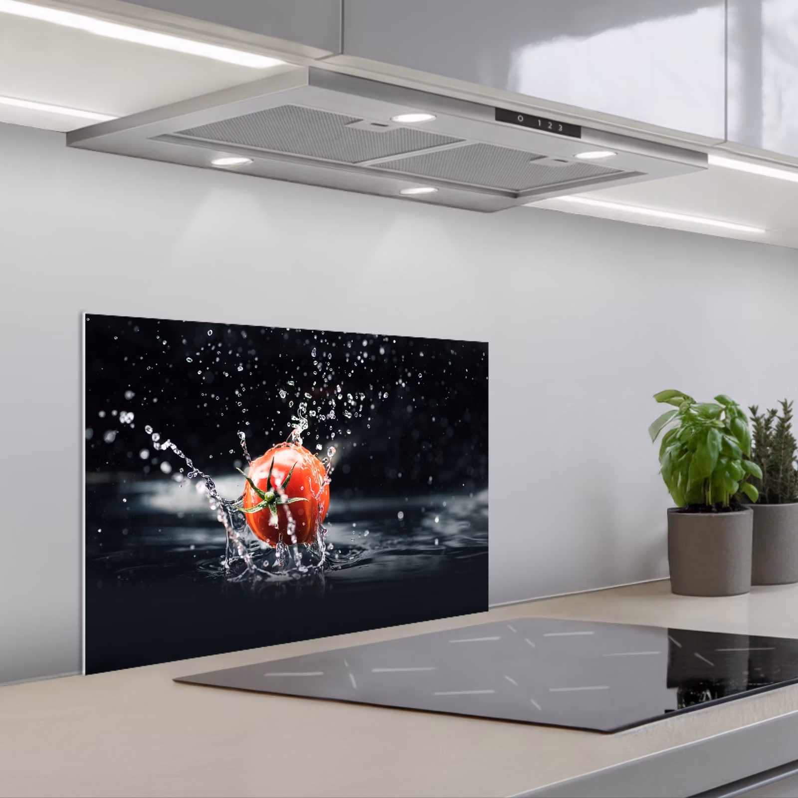 Fond de hotte - Symphonie de tomates dans l'eau — 1