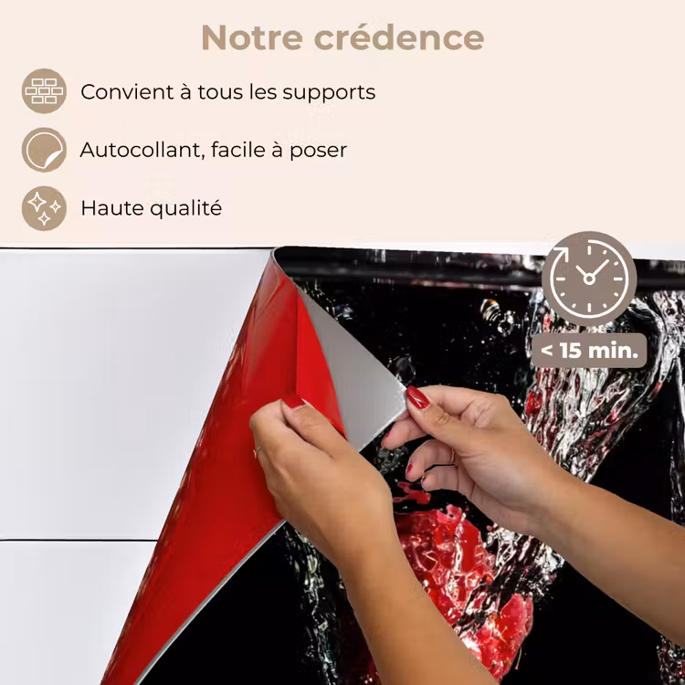 Fond de hotte - Framboise rouge — 4