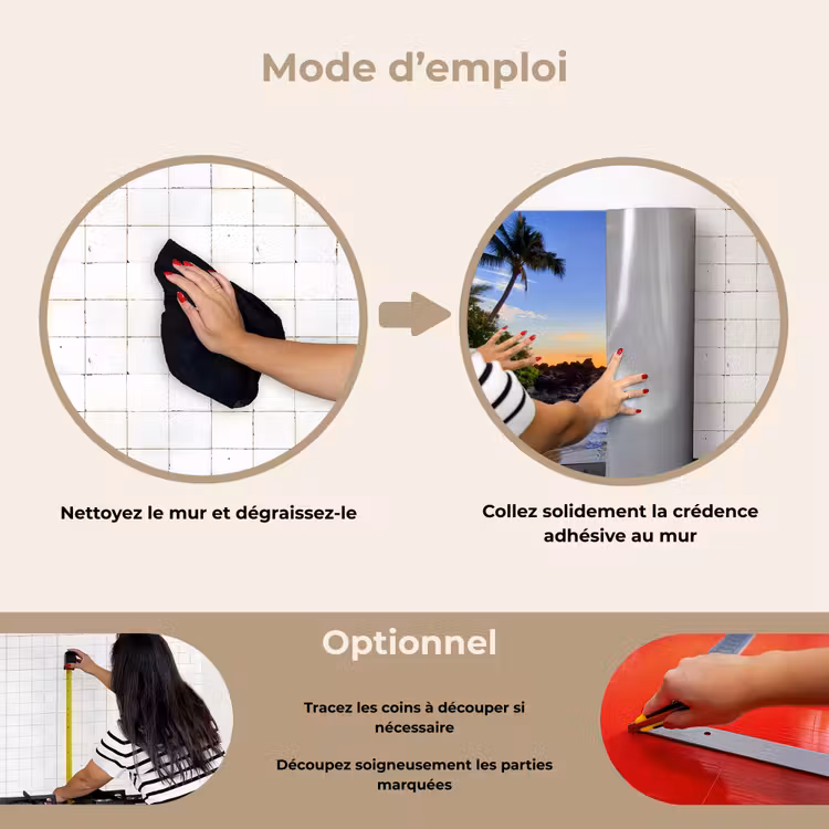 Fond de hotte - Paradis tropical au coucher du soleil — 6