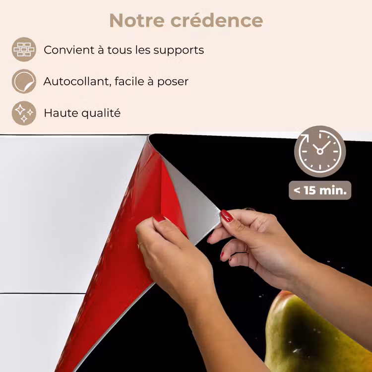 Fond de hotte - Poire - Fruit - Eau - Noir — 4