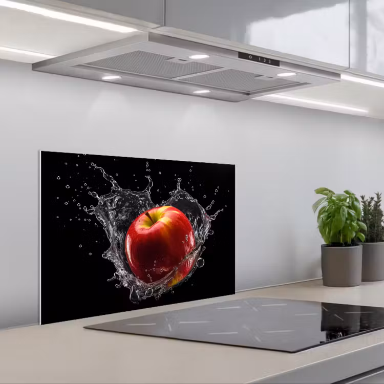Fond de hotte - Pomme - Rouge - Eau - Noir - Fruit — 1