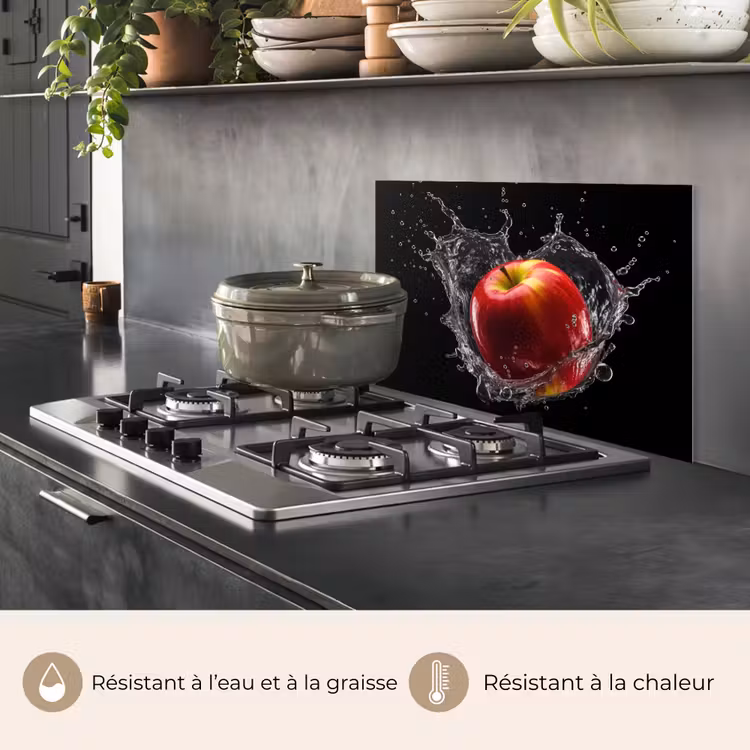 Fond de hotte - Pomme - Rouge - Eau - Noir - Fruit — 2