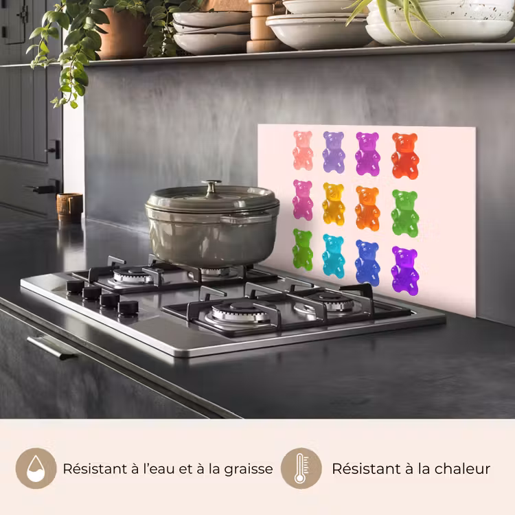 Fond de hotte - Ours - Coloré - Bonbons — 2