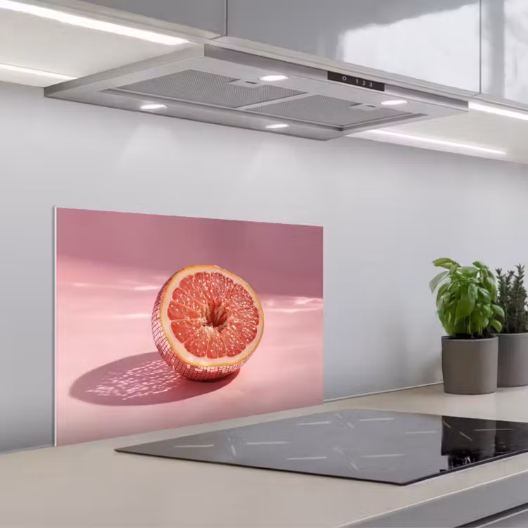 Fond de hotte - Pamplemousse - Rose - Disco - Brillant — 1