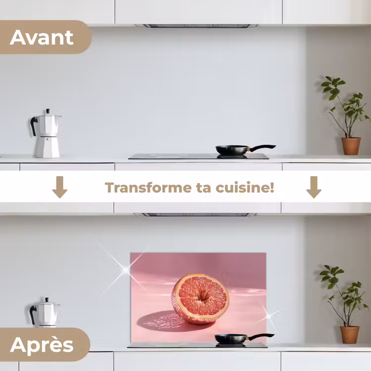 Fond de hotte - Pamplemousse - Rose - Disco - Brillant — 7