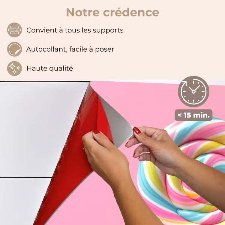 Fond de hotte - Sucette - Rose - Bonbon - Sucré — 4