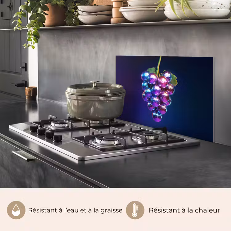 Fond de hotte - Violet - Disco - Fête - Raisin — 2