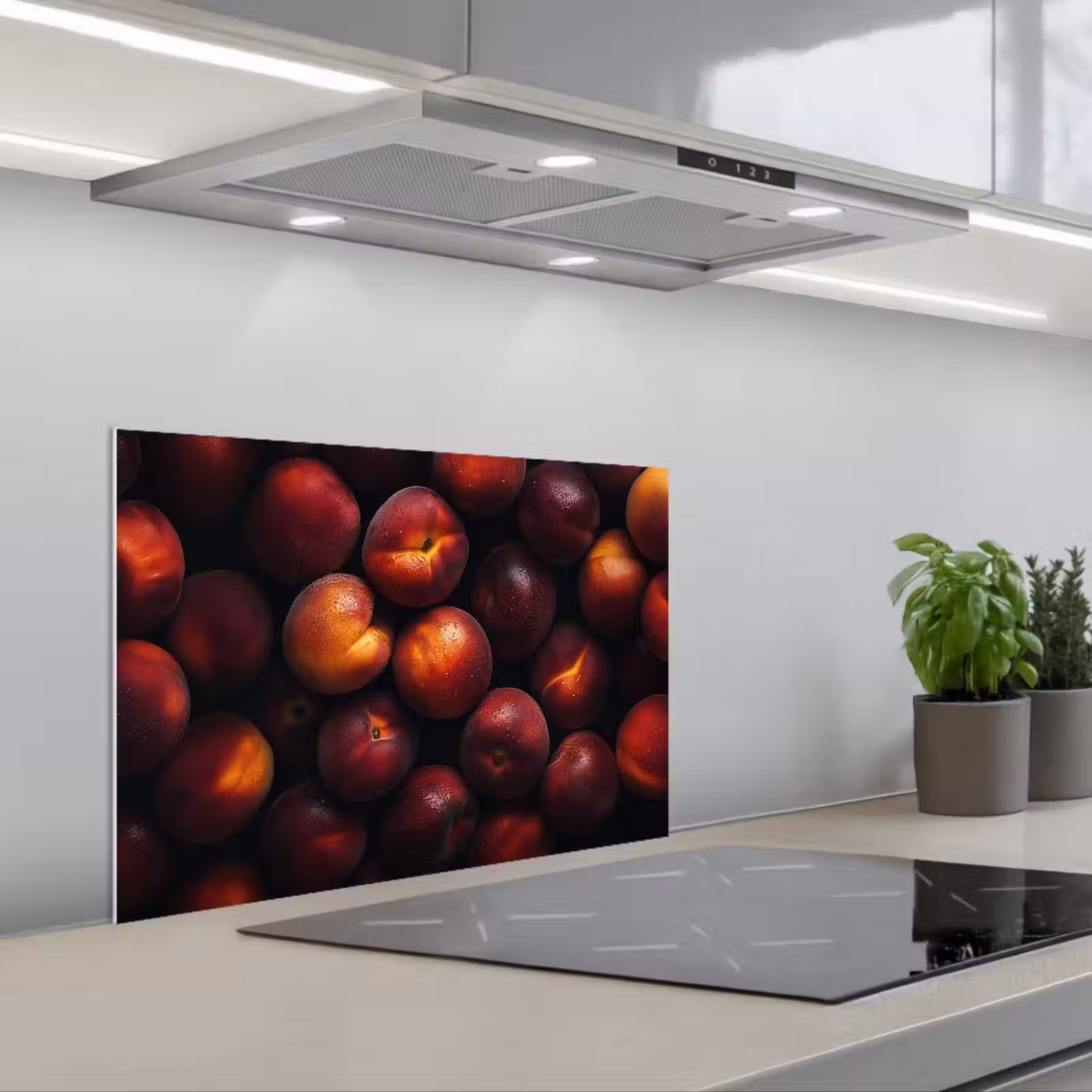 Fond de hotte - Fruits - Gros plan - Nectarines — 1