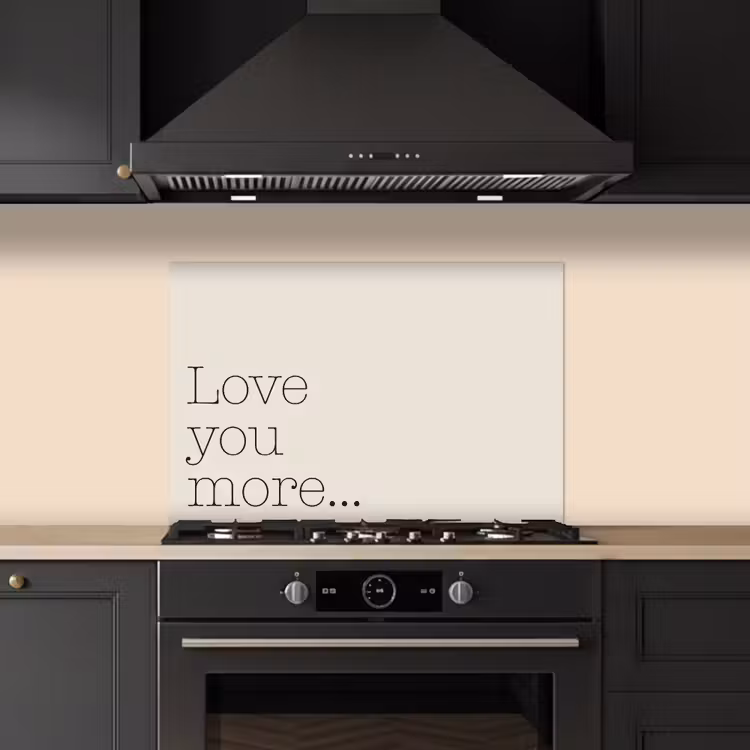 Fond de hotte - Minimaliste - Amour - Beige — 5
