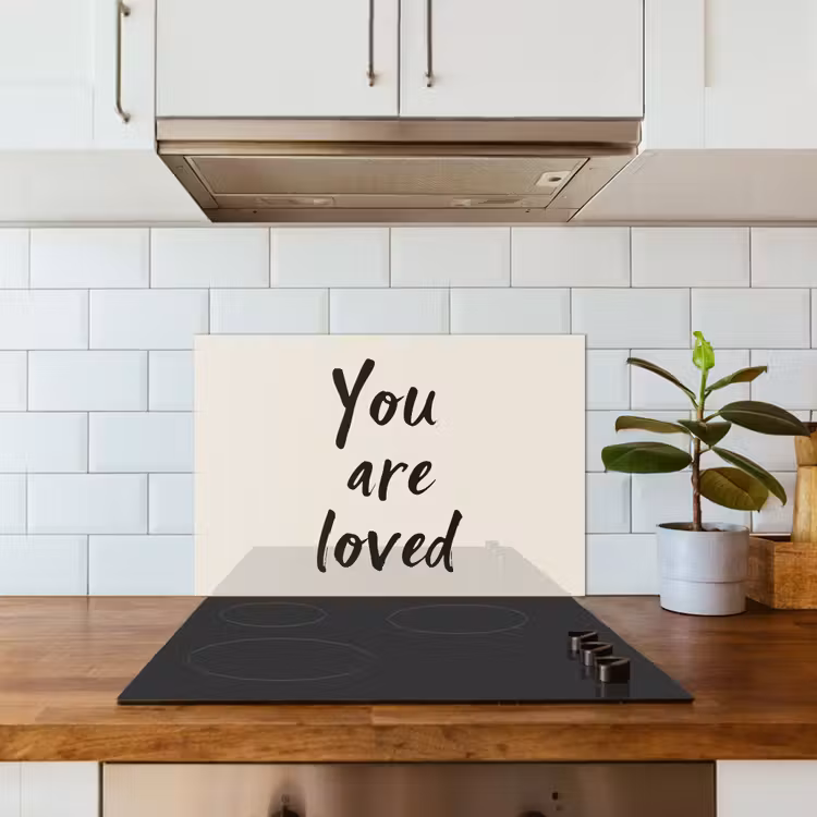 Fond de hotte - Minimaliste - Beige - Amour — 3