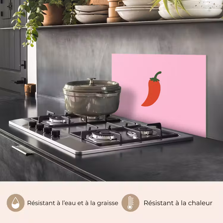 Fond de hotte - Poivre - Rouge - Illustration — 2