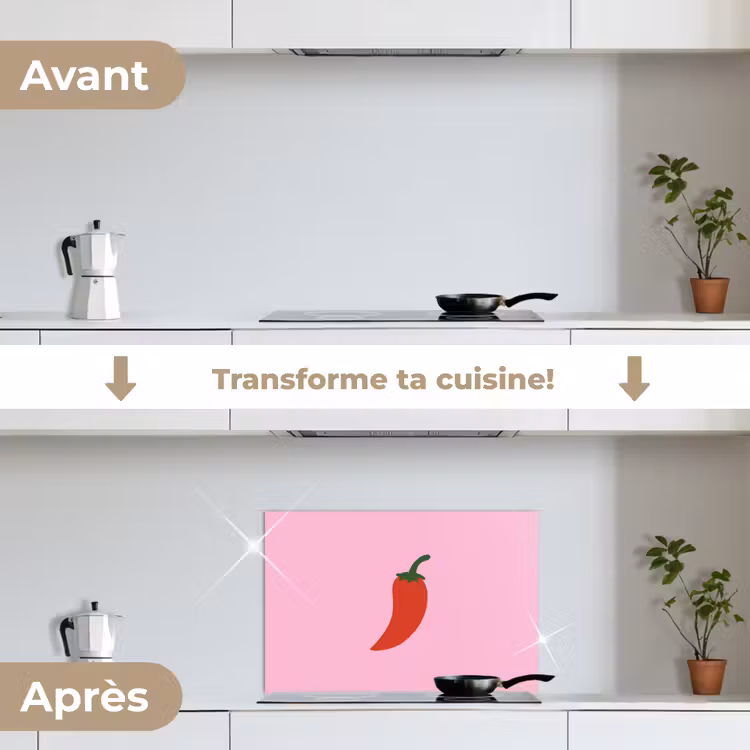 Fond de hotte - Poivre - Rouge - Illustration — 7
