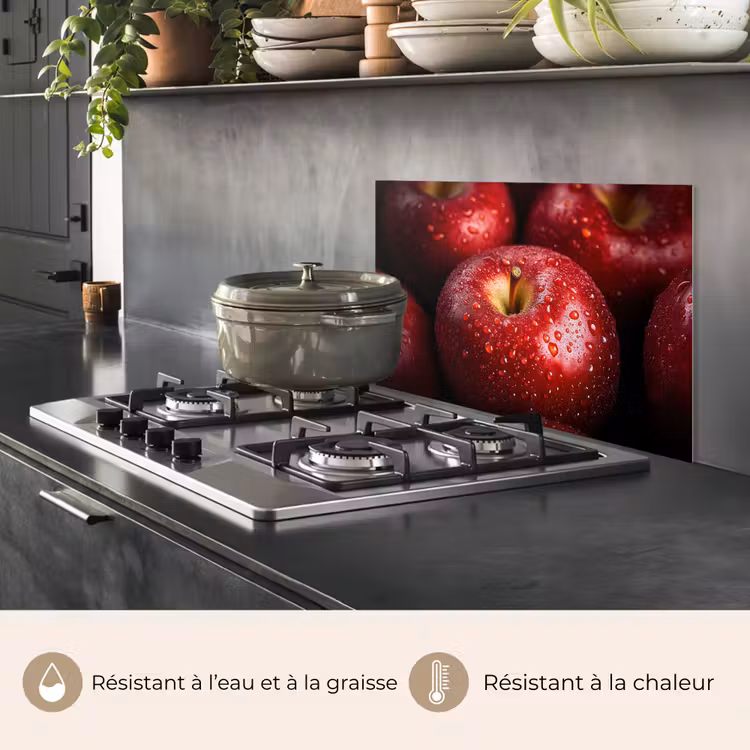 Fond de hotte - Rouge - Pommes - Fruits — 2