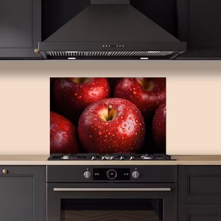 Fond de hotte - Rouge - Pommes - Fruits — 5