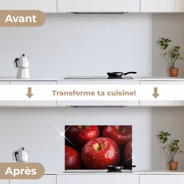 Fond de hotte - Rouge - Pommes - Fruits — 7